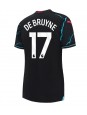 Billige Manchester City Kevin De Bruyne #17 Tredjedrakt Dame 2023-24 Kortermet